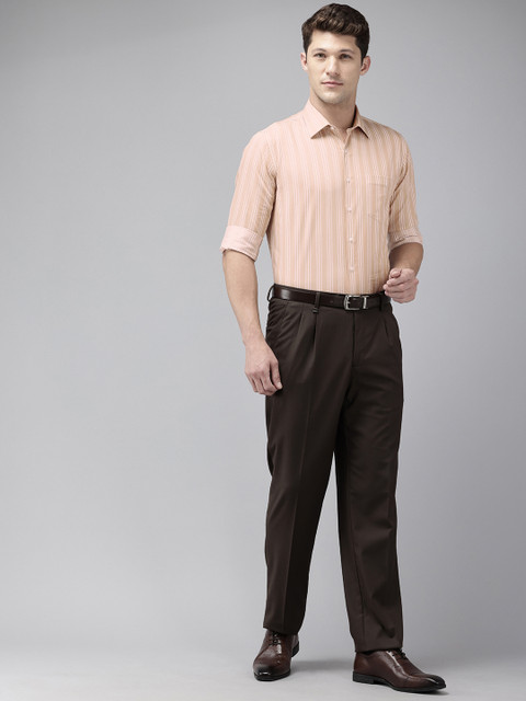 Van Heusen Pure Cotton Slim Fit Striped Formal Shirt - Image 6
