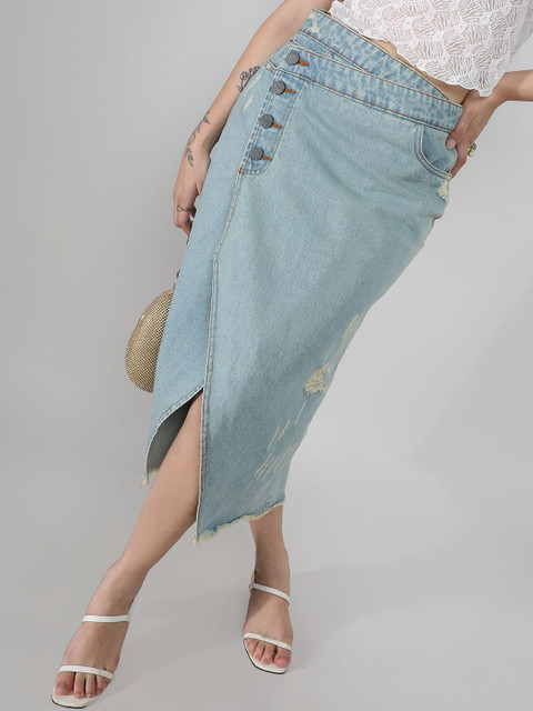 PINACOLADA A-Line Midi Skirts