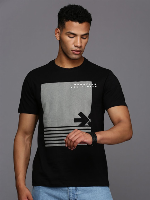 HRX by Hrithik Roshan Men Graphic Printed Round Neck T-shirt