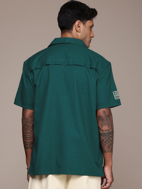 The Roadster Life Co. Pure Cotton Self Design Textured Relaxed Fit Casual Shirt - Image 5