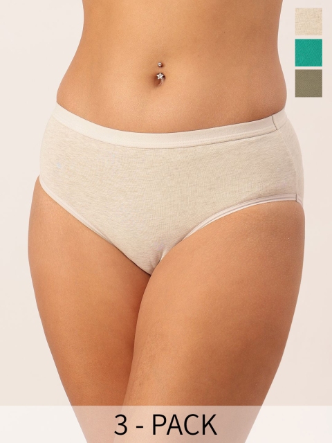 DressBerry Pack Of 3 Hipter Briefs DB-CHV-BRF-40-19A