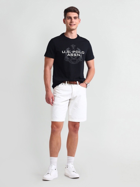 U.S. Polo Assn. Denim Co. Men Typography Printed Round Neck Slim Fit T-shirt - Image 6