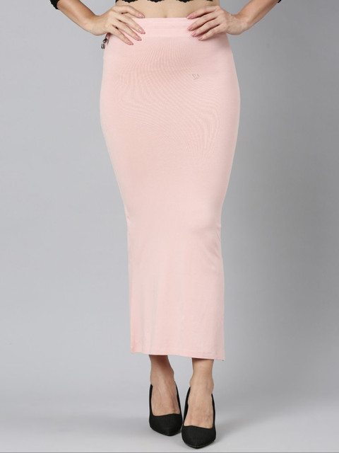 TWIN BIRDS Women Super Soft Viscose Elastane Fabric Straight Fit Saree Shapewear