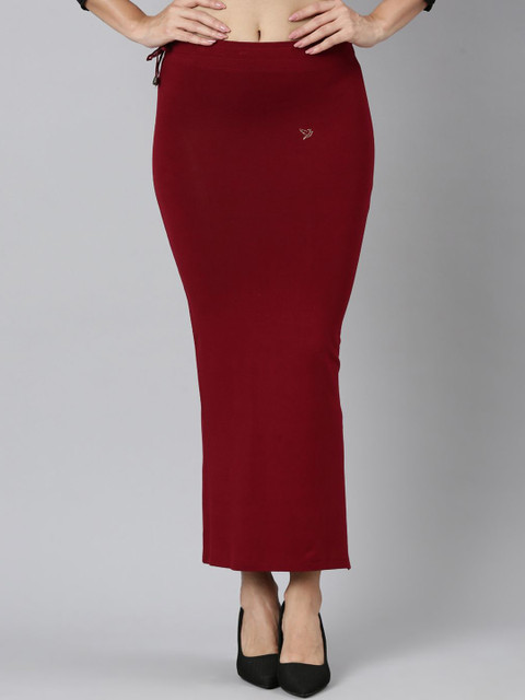 TWIN BIRDS Women Super Soft Viscose Elastane Fabric Straight Fit Saree Shapewear