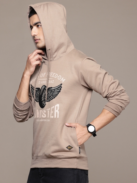 The Roadster Lifestyle Co. Printed Hooded Sweatshirt - Image 3