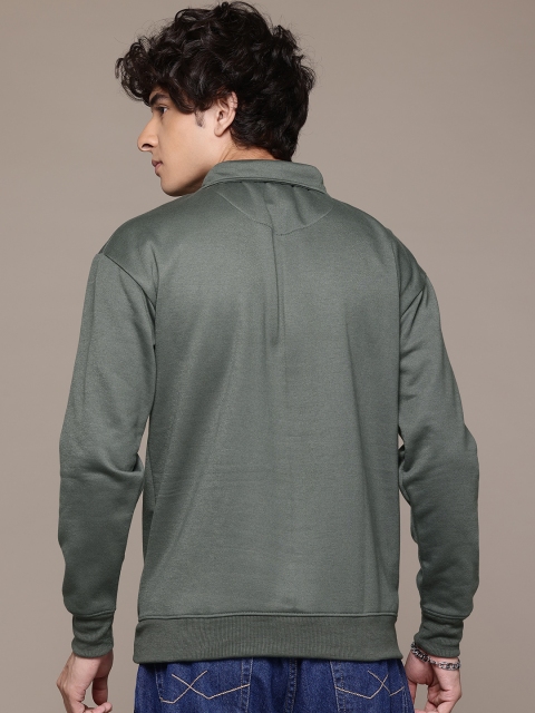 The Roadster Lifestyle Co. Men Mock Neck Sweatshirt - Image 4