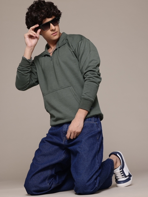 The Roadster Lifestyle Co. Men Mock Neck Sweatshirt - Image 5