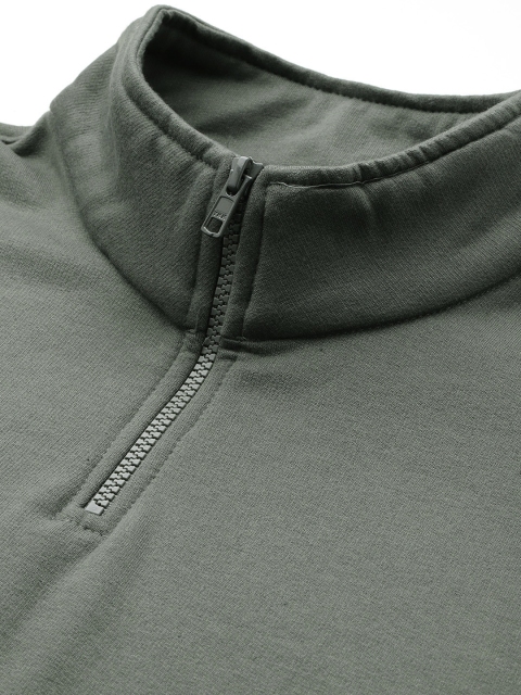 The Roadster Lifestyle Co. Men Mock Neck Sweatshirt - Image 2