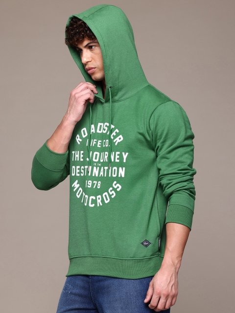The Roadster Lifestyle Co. Printed Hooded Sweatshirt - Image 4
