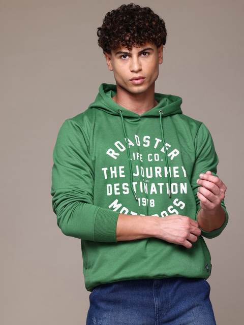 The Roadster Lifestyle Co. Printed Hooded Sweatshirt - Image 3