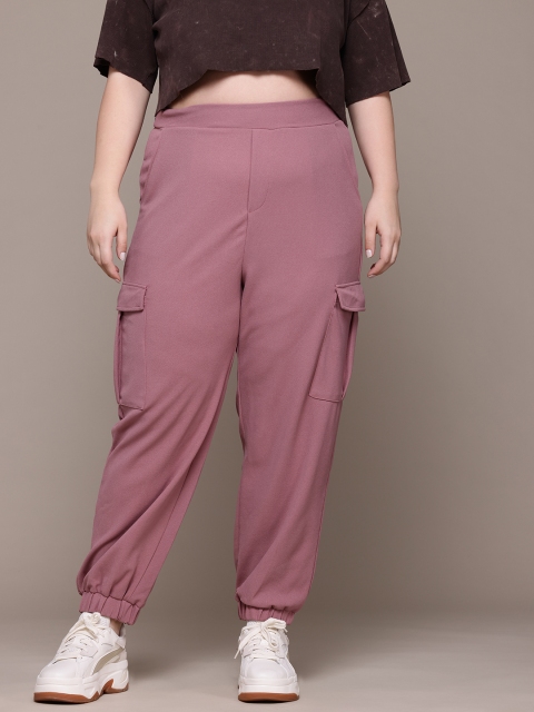 The Roadster Lifestyle Co. Women Plus Size Pleated Joggers