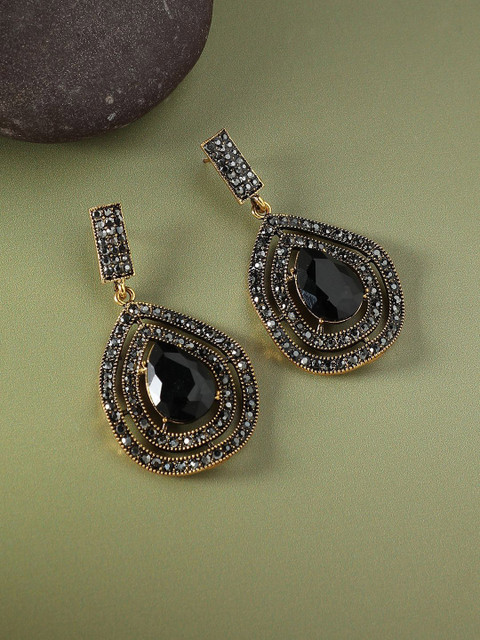 SOHI Contemporary Drop Earrings