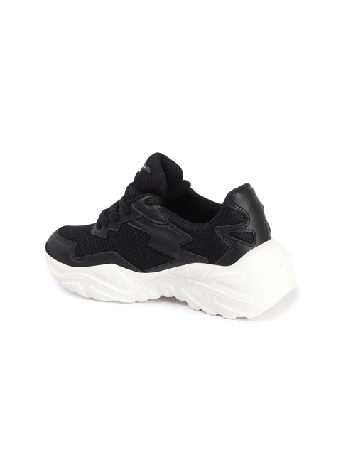 HRX by Hrithik Roshan Women Black Round Toe Comfort Insole Lightweight Sneakers - Image 3
