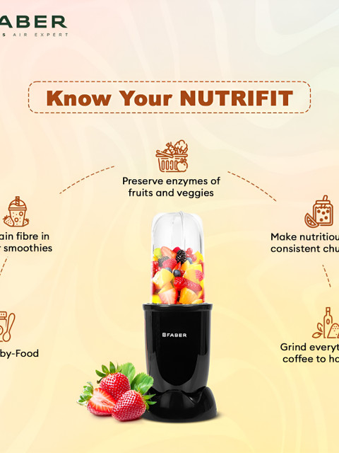 FABER Black Nutri fit Nero Hand Blender - Image 3
