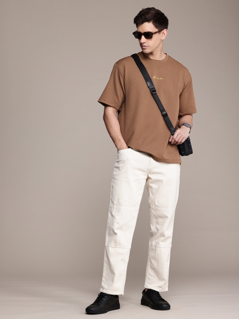 FCUK Men Premium Textured Oversized T-shirt - Image 6