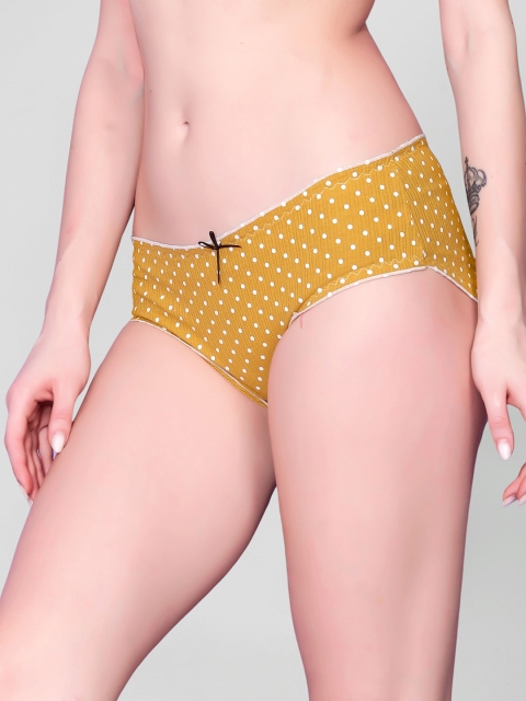 DEALSEVEN FASHION Polka Dots Printed Seamless Mid-Rise Hibster Brief - Image 3