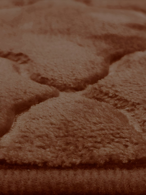 Story@home Brown Textured Microfiber Anti Skid 210 GSM Bath Mat - Image 7