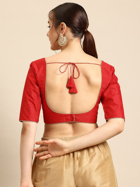 flaher Banglori Silk Saree Blouse - Image 4