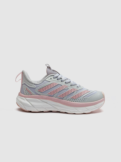 Action Women KIA-206-LIGHT-GREY-PINK Mesh Running Non-Marking Shoes - Image 3