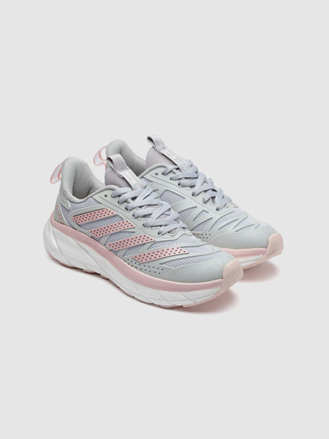 Action Women KIA-206-LIGHT-GREY-PINK Mesh Running Non-Marking Shoes - Image 7