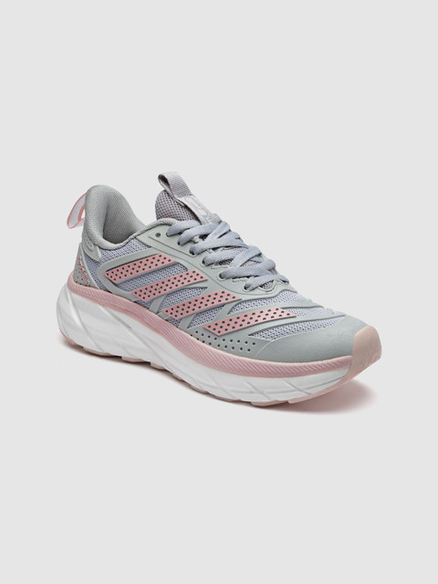 Action Women KIA-206-LIGHT-GREY-PINK Mesh Running Non-Marking Shoes - Image 2