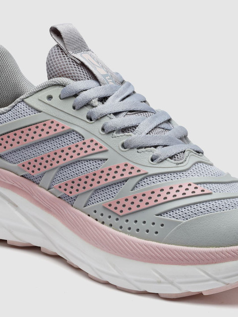 Action Women KIA-206-LIGHT-GREY-PINK Mesh Running Non-Marking Shoes - Image 5