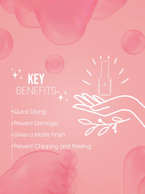 Colors Queen Isolated Base Coat Quick Drying Nail Polish - 15 ml - Image 6