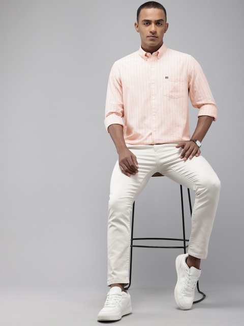 Arrow Sport Striped Slim Fit Opaque Pure Cotton Casual Shirt - Image 6
