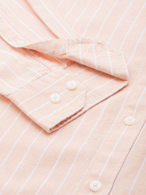 Arrow Sport Striped Slim Fit Opaque Pure Cotton Casual Shirt - Image 3
