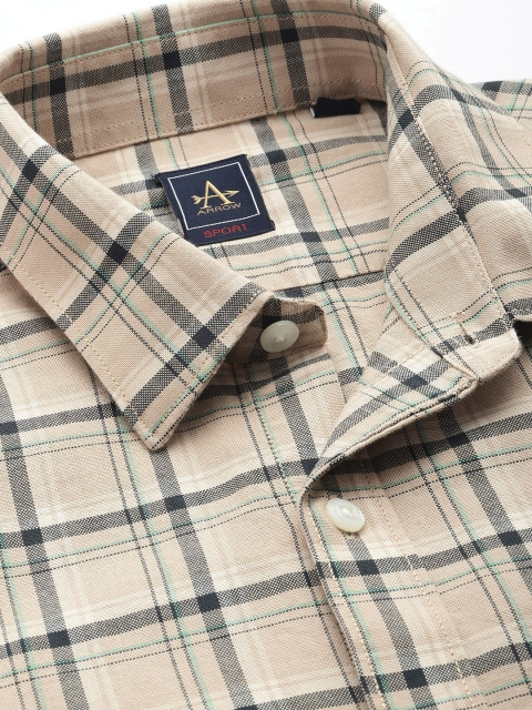Arrow Sport Pure Cotton Manhattan Slim Fit Checked Casual Shirt - Image 2