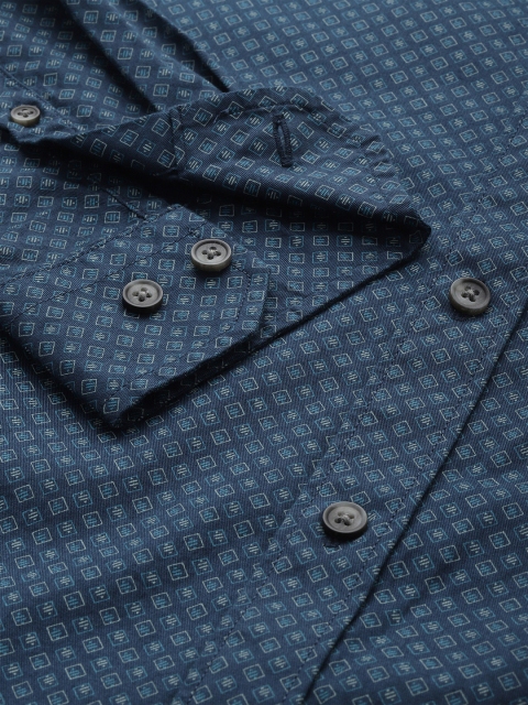 Arrow Sport Geometric Printed Slim Fit Pure Cotton Casual Shirt - Image 3