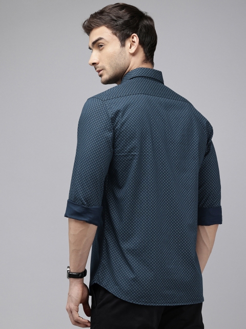 Arrow Sport Geometric Printed Slim Fit Pure Cotton Casual Shirt - Image 5