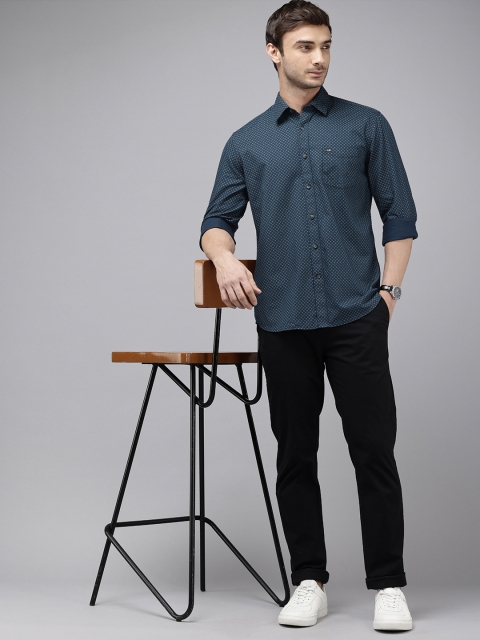 Arrow Sport Geometric Printed Slim Fit Pure Cotton Casual Shirt - Image 6