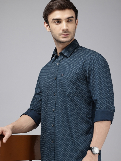 Arrow Sport Geometric Printed Slim Fit Pure Cotton Casual Shirt