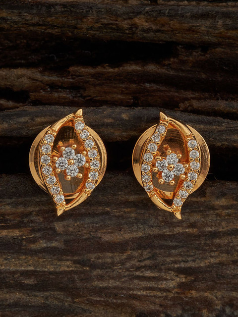 Kushal's Fashion Jewellery Classic Enamelled Studs Earrings