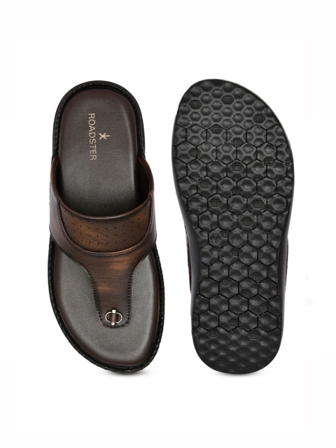 The Roadster Lifestyle Co. Men Brown Comfort Sandals - Image 5