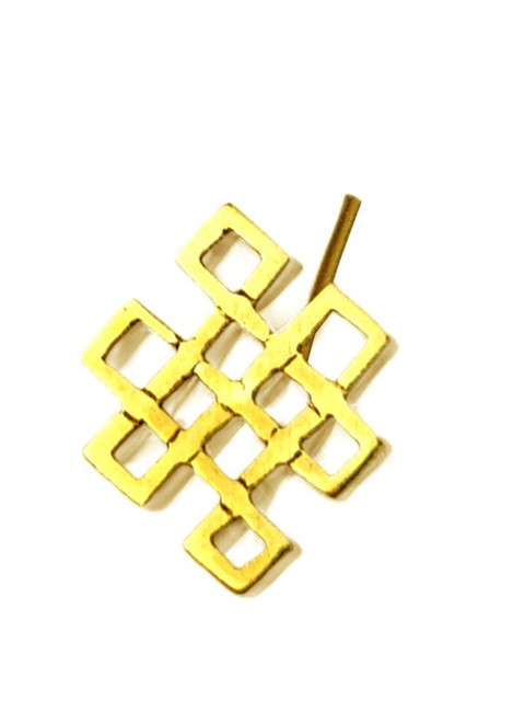 Goldnera Brass-Plated Stud Nosepin - Image 2