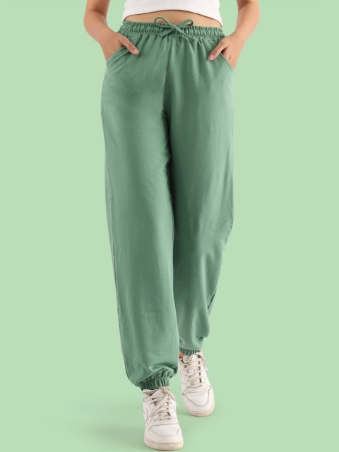 Nite Flite Women Pure Cotton Mid-Rise Joggers - Image 6