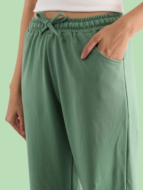 Nite Flite Women Pure Cotton Mid-Rise Joggers - Image 7