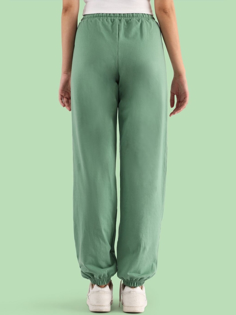 Nite Flite Women Pure Cotton Mid-Rise Joggers - Image 3