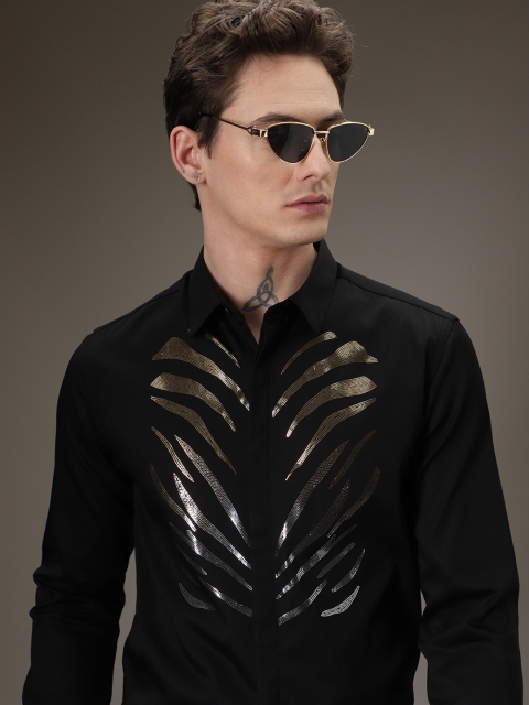 Banana Club Men Classic Embellished Casual Designer Shirt - Image 6