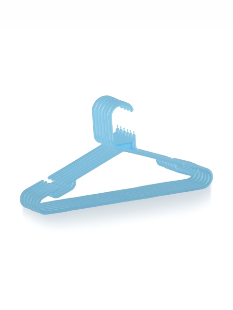 Kuber Industries Blue & Cream 12Pieces Multi-Purpose Hangers - Image 6