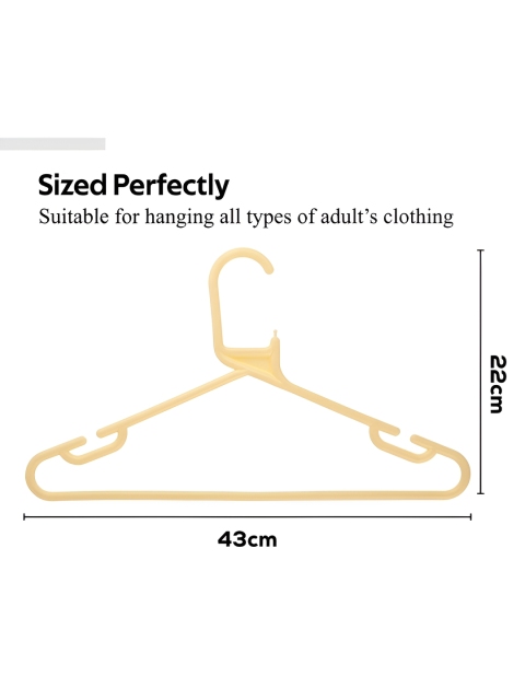 Kuber Industries Blue & Cream 12Pieces Multi-Purpose Hangers - Image 4