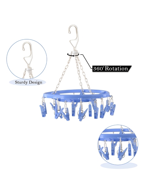 Kuber Industries Blue 2 Pieces Clothes Hangers - Image 5