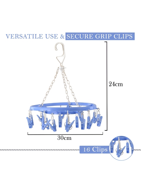 Kuber Industries Blue 2 Pieces Clothes Hangers - Image 4