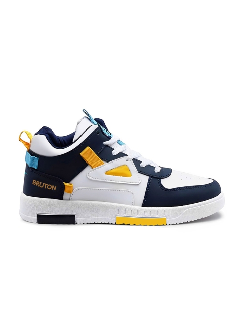 Bruton Men Colourblocked Round Toe Comfort Insole Lightweight Sneakers - Image 2