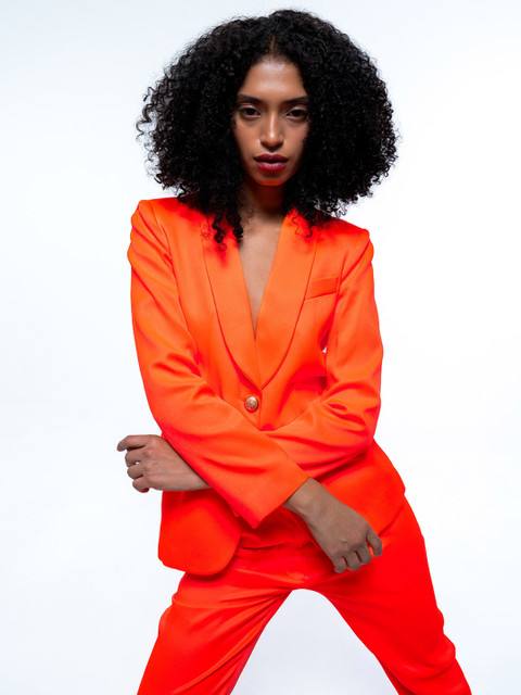 SOTBELLA Single-Breasted Shawl Collar Formal Blazer - Image 2