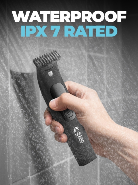 BEARDO Men Ball Safe Trimmer for Precision Grooming - Fast Charging 90-Min Runtime - Black - Image 5
