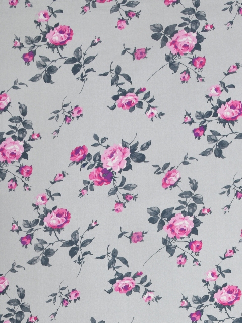 Salona Bichona Pink & White Floral 120 TC King Bedsheet with 2 Pillow Covers - Image 4