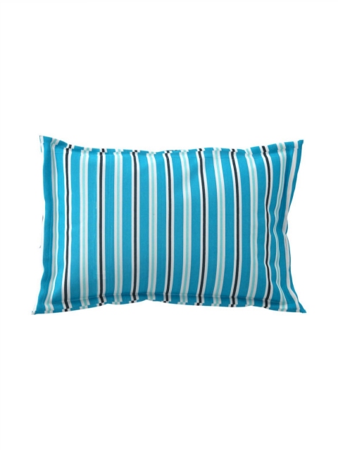 Salona Bichona Turquoise Blue & White Floral 120 TC King Bedsheet with 2 Pillow Covers - Image 7